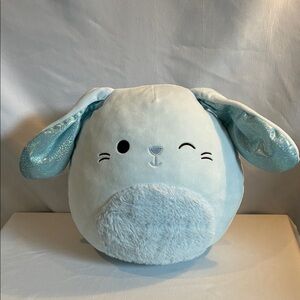 Squishmallows Bastian the blue bunny plush toy 12" Easter basket filler stuffie